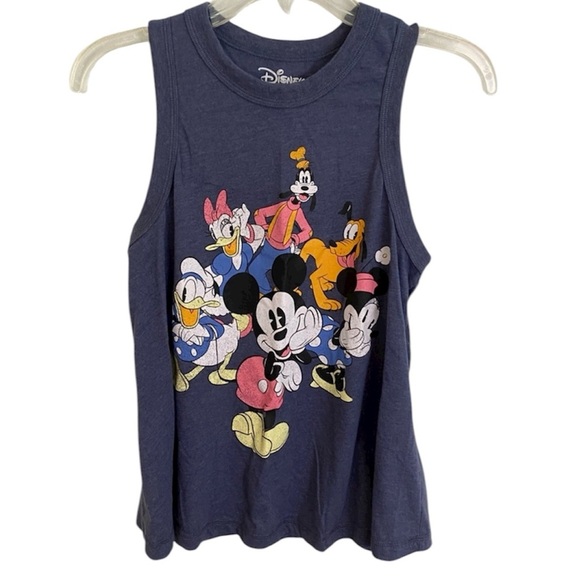 Disney Mickey Mouse & Friends Navy Blue Graphic Tank Top - Picture 2 of 4